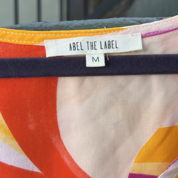 Anthropologie Abel the Label High Low Maxi Dress Wedding Guest Resortwear Sz M - Picture 5 of 8